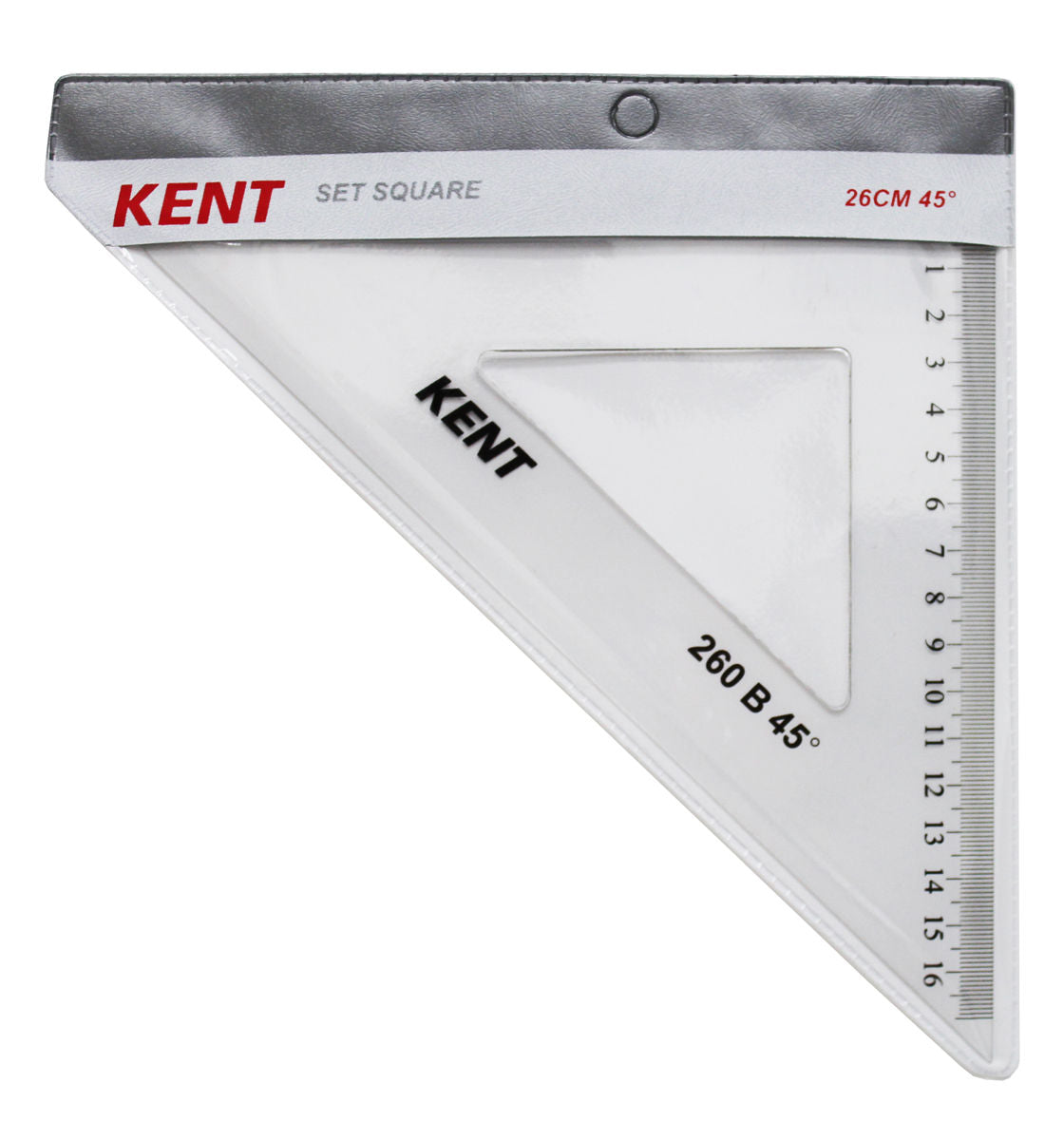 Kent Set Square 260mm 45 Degree