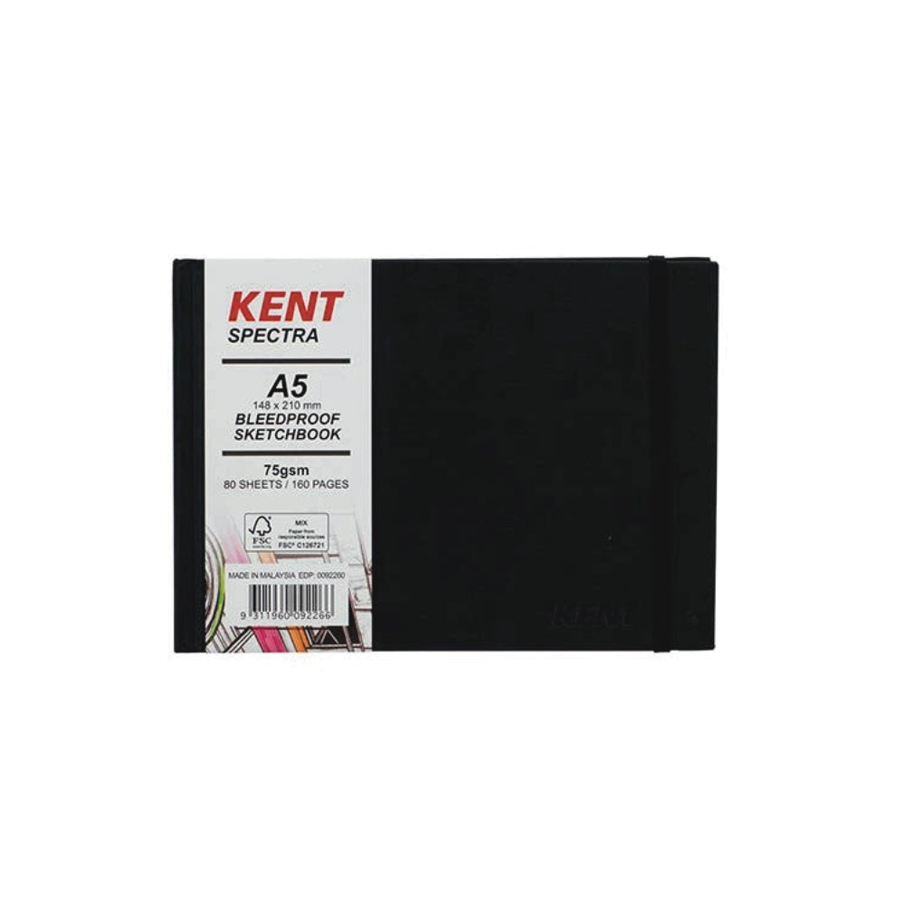 Kent Spectra Bleedproof Sketchbook 75gsm A5 Landscape