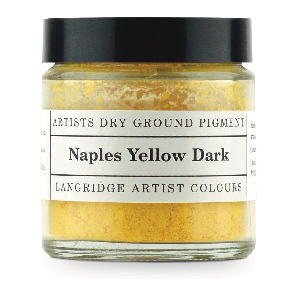 LANGRIDGE Pigment 100gm Naples Yellow Dark