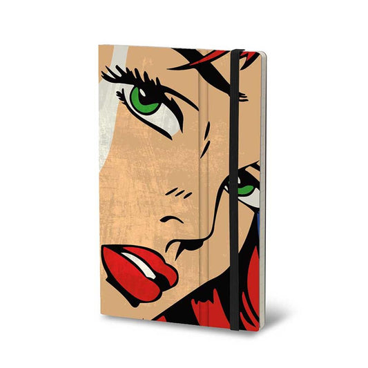 Lined Notebook 13x21cm 192 pages - Woman - Art Shed Brisbane