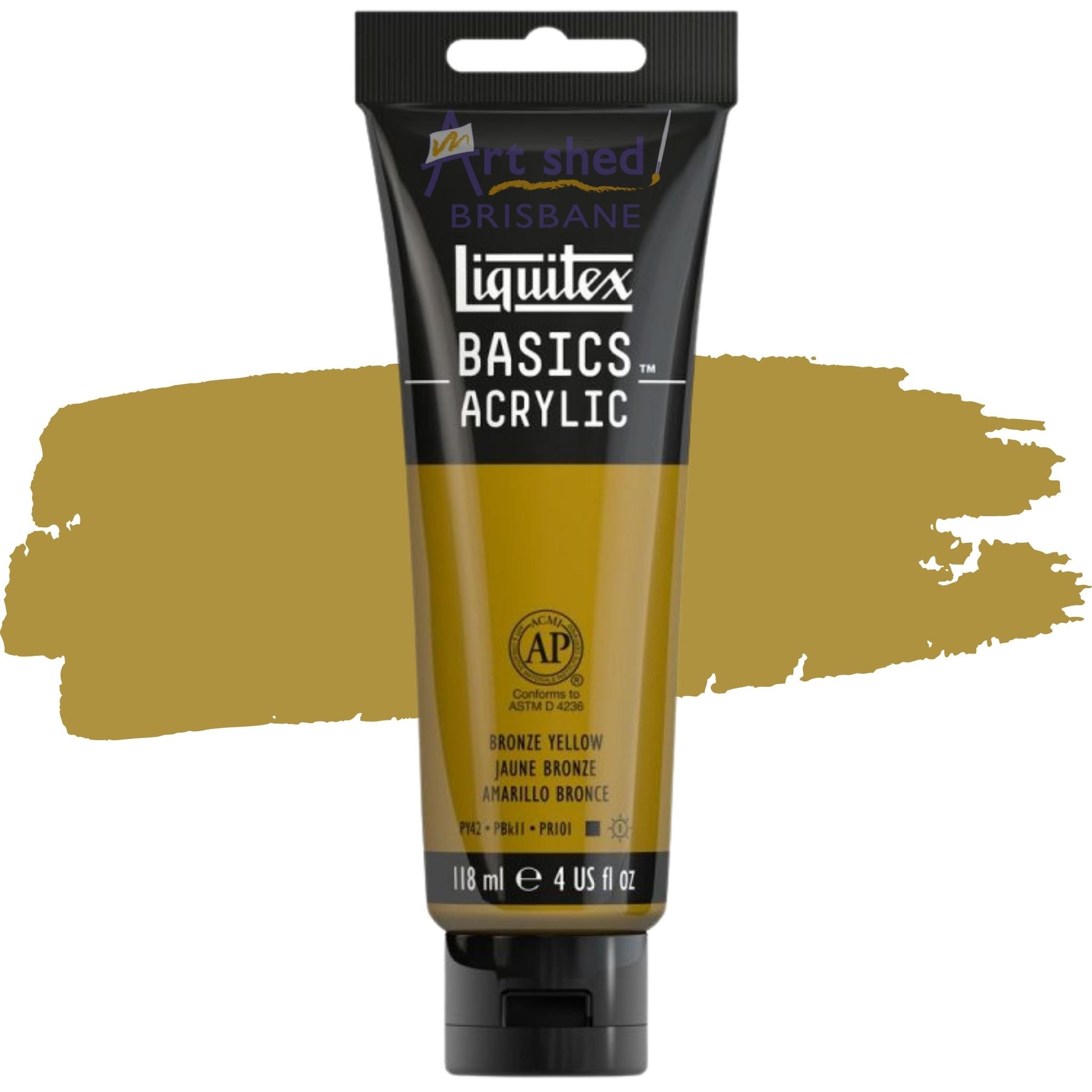 Liquitex BASICS Acrylic 118ml Bronze Yellow