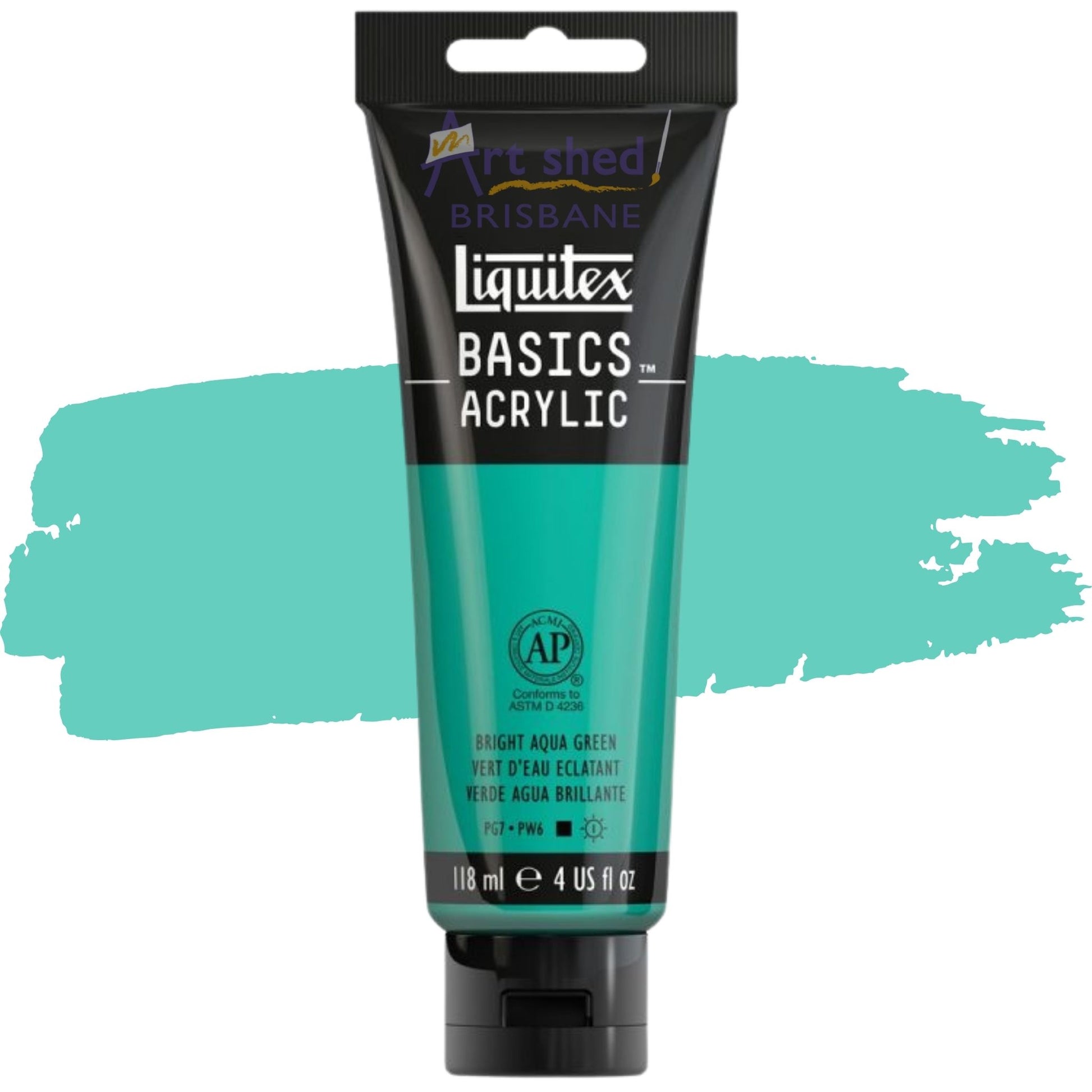 Liquitex BASICS Acrylic 118ml Bright Aqua Green