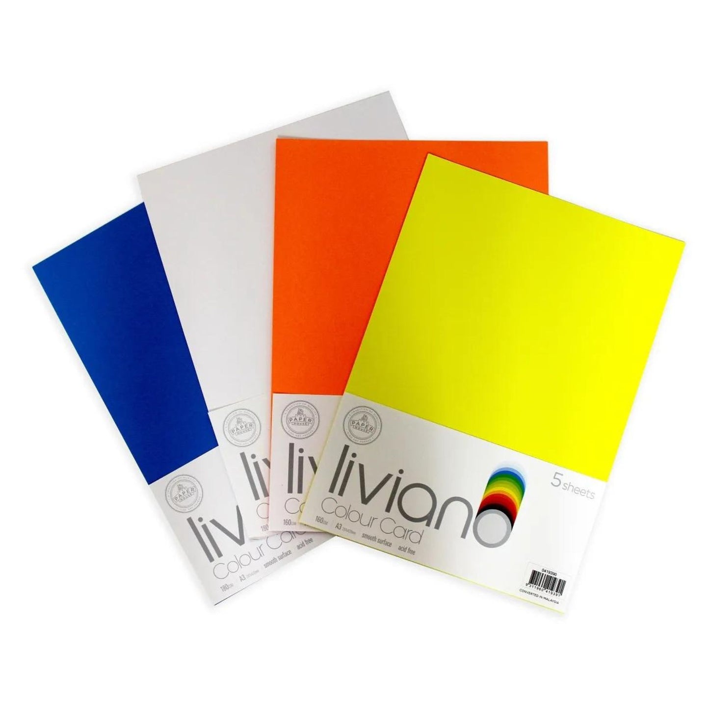 Liviano Light Card A3 180gsm Pack of 5