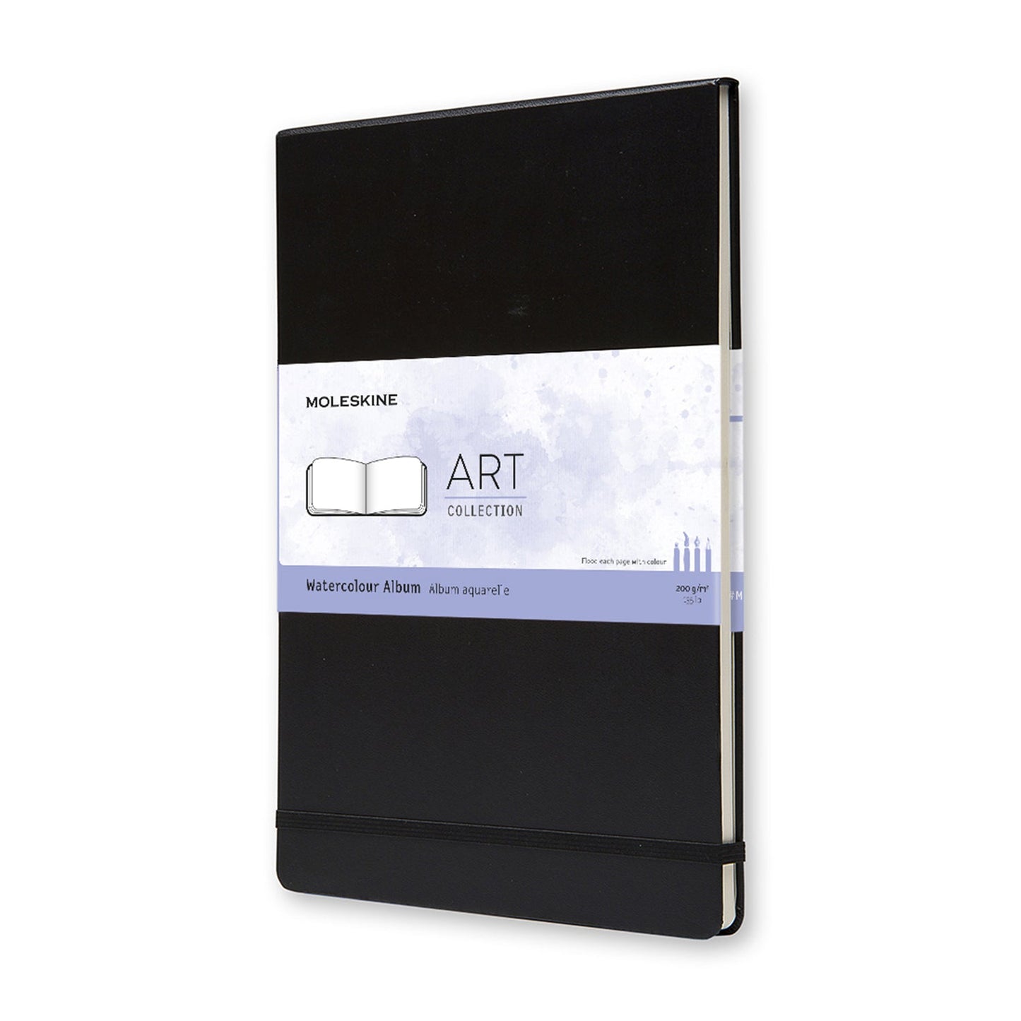 Moleskine - Art Watercolour Album - Plain - Large - Black