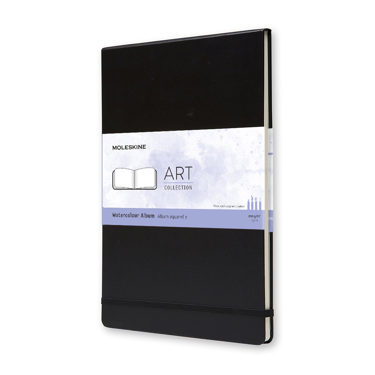 Moleskine - Art Watercolour Album - Plain - A4 - Black