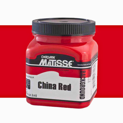 MATISSE BACKGROUND COLOUR 250ml CHINA RED