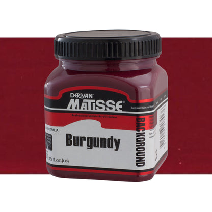 MATISSE BACKGROUND COLOUR 250ml BURGUNDY