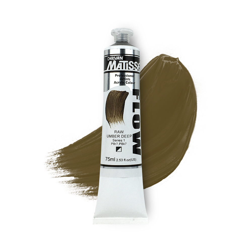 MATISSE FLOW ACRYLIC 75ml S1 RAW UMBER DEEP