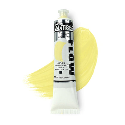 MATISSE FLOW ACRYLIC 75ml S1 NAPLES YELLOW LIGHT