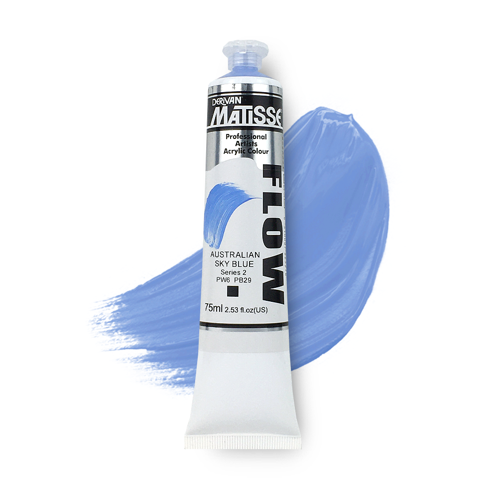 MATISSE FLOW ACRYLIC 75ml S2 AUSTRALIAN SKY BLUE