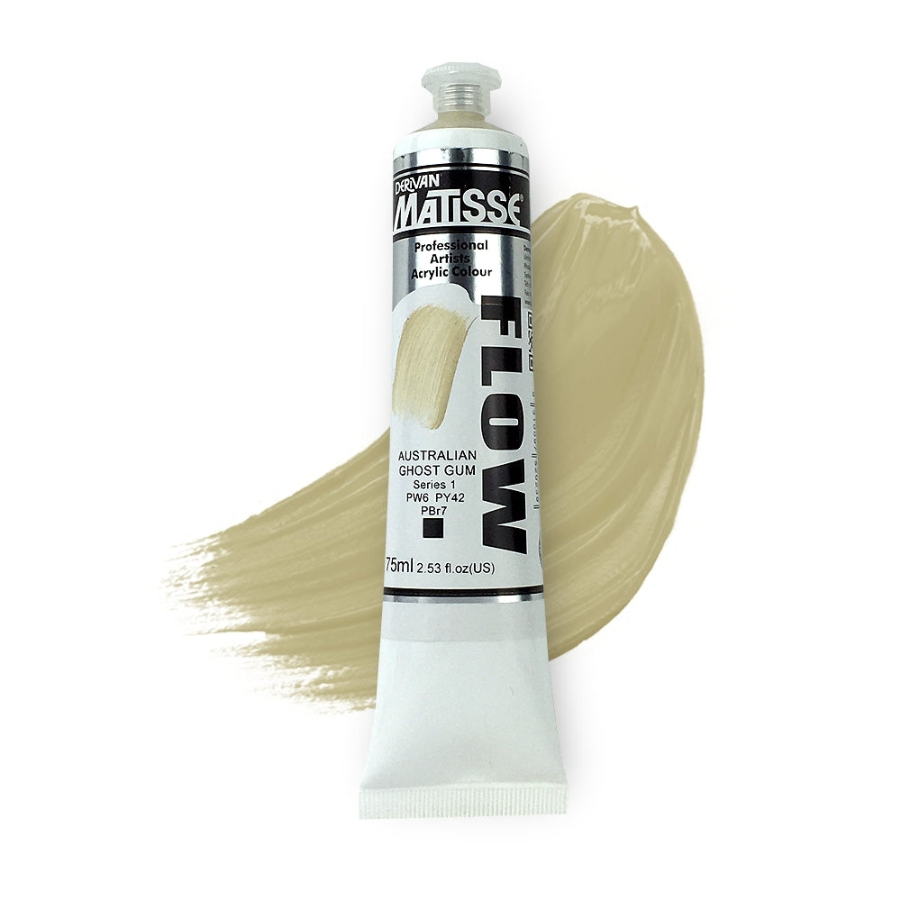 MATISSE FLOW ACRYLIC 75ml S1 AUSTRALIAN GHOST GUM