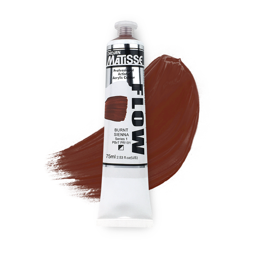 MATISSE FLOW ACRYLIC 75ml S1 Burnt Sienna