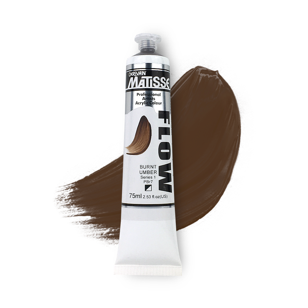 MATISSE FLOW ACRYLIC 75ml S1 Burnt Umber