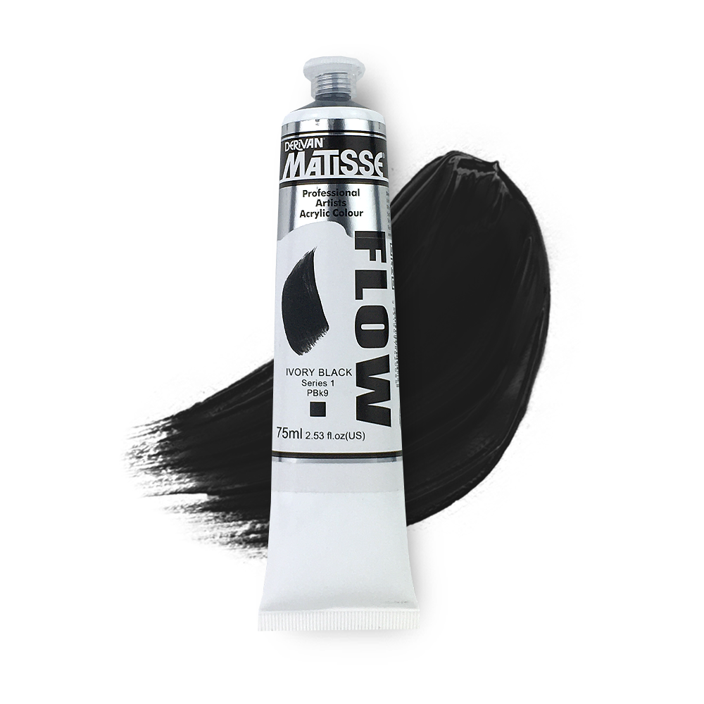 MATISSE FLOW ACRYLIC 75ml S1 Ivory Black