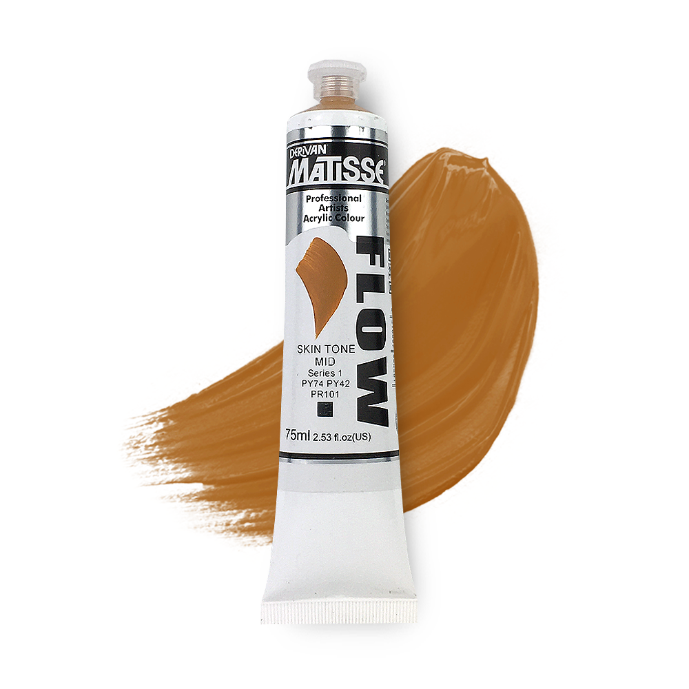 MATISSE FLOW ACRYLIC 75ml S1 SKIN TONE MID