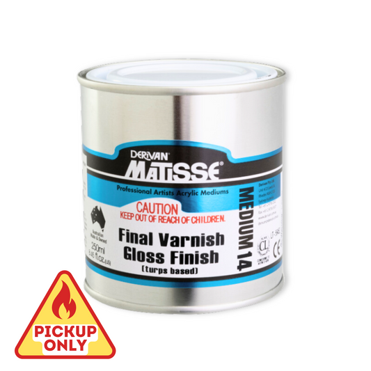 MATISSE MM14 GLOSS VARNISH Turps/Based