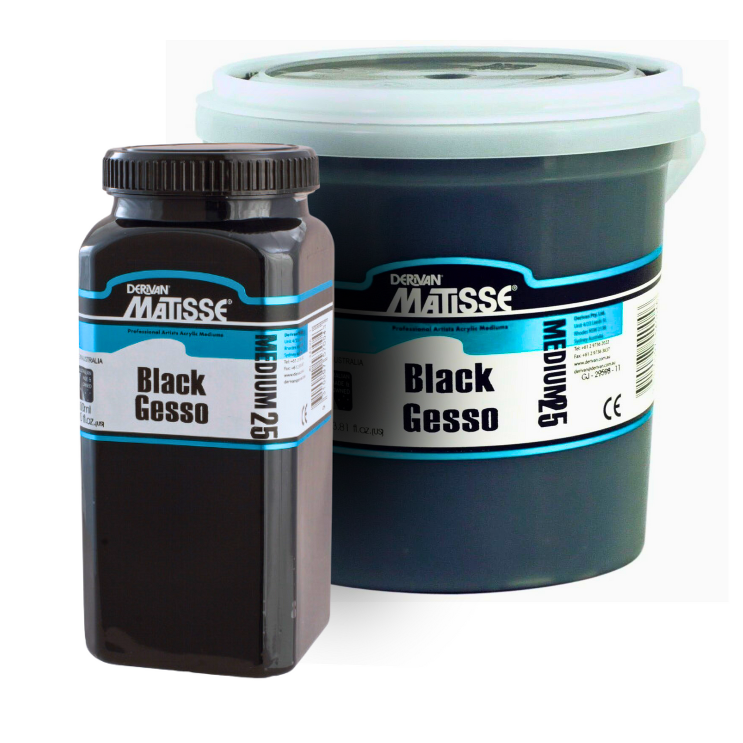 MATISSE MM25 BLACK GESSO