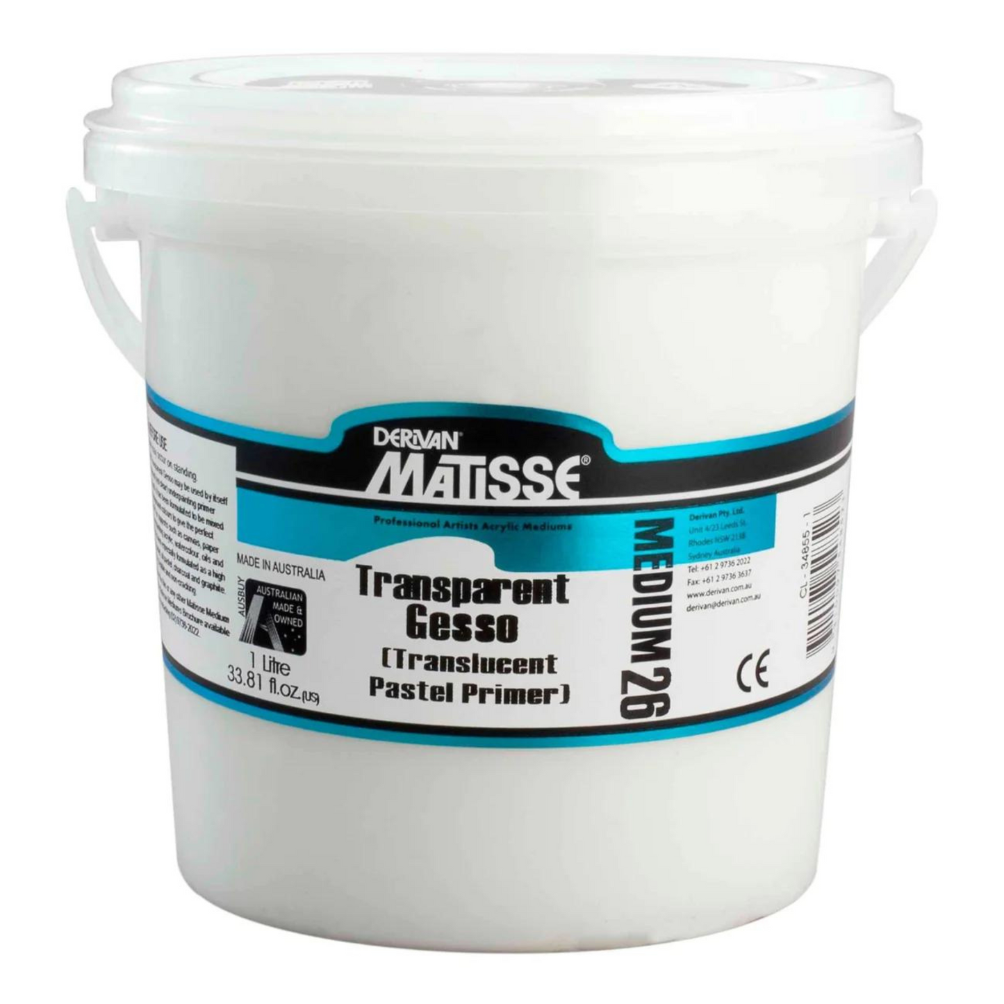 MATISSE MM26 TRANSPARENT GESSO 1 Litre