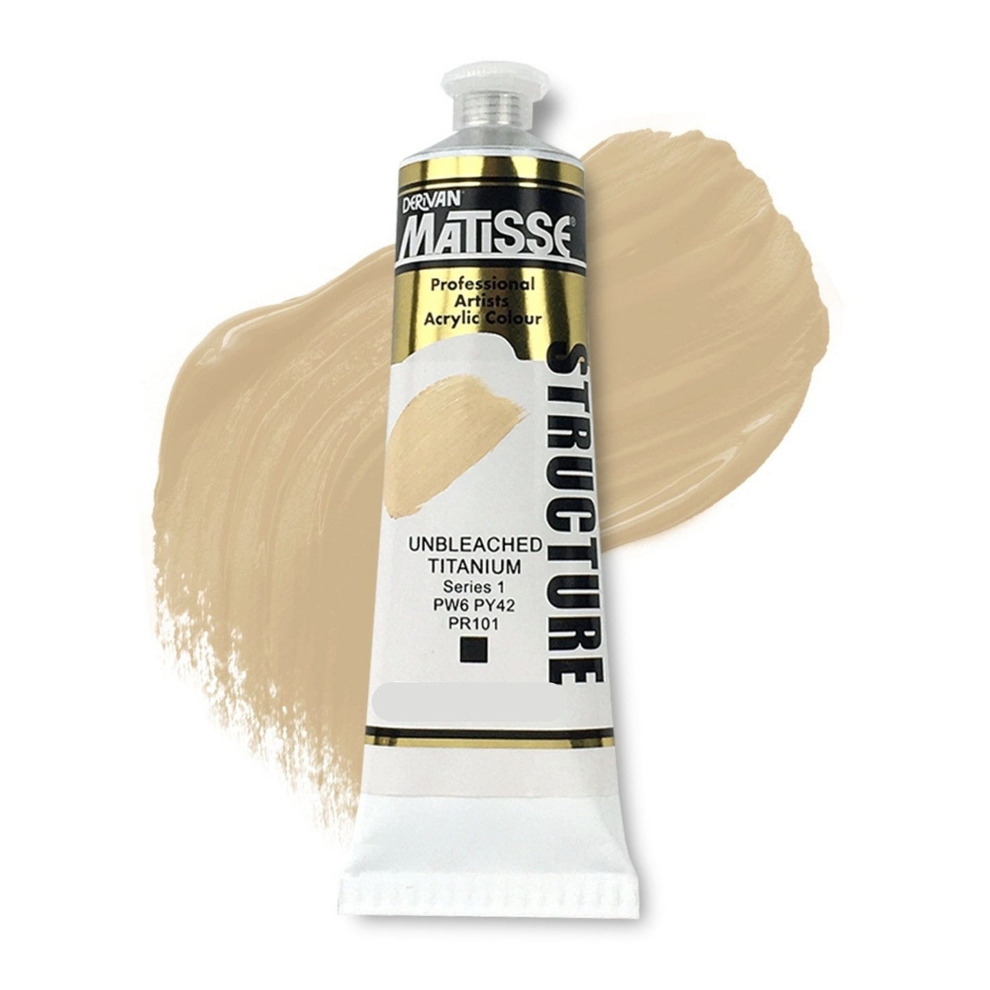 MATISSE STRUCTURE ACRYLIC 150ml S1 Unbleached Titanium