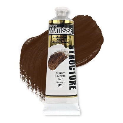 MATISSE STRUCTURE ACRYLIC 150ml S1 Burnt Umber