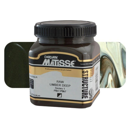 MATISSE STRUCTURE ACRYLIC 250ml S1 RAW UMBER DEEP