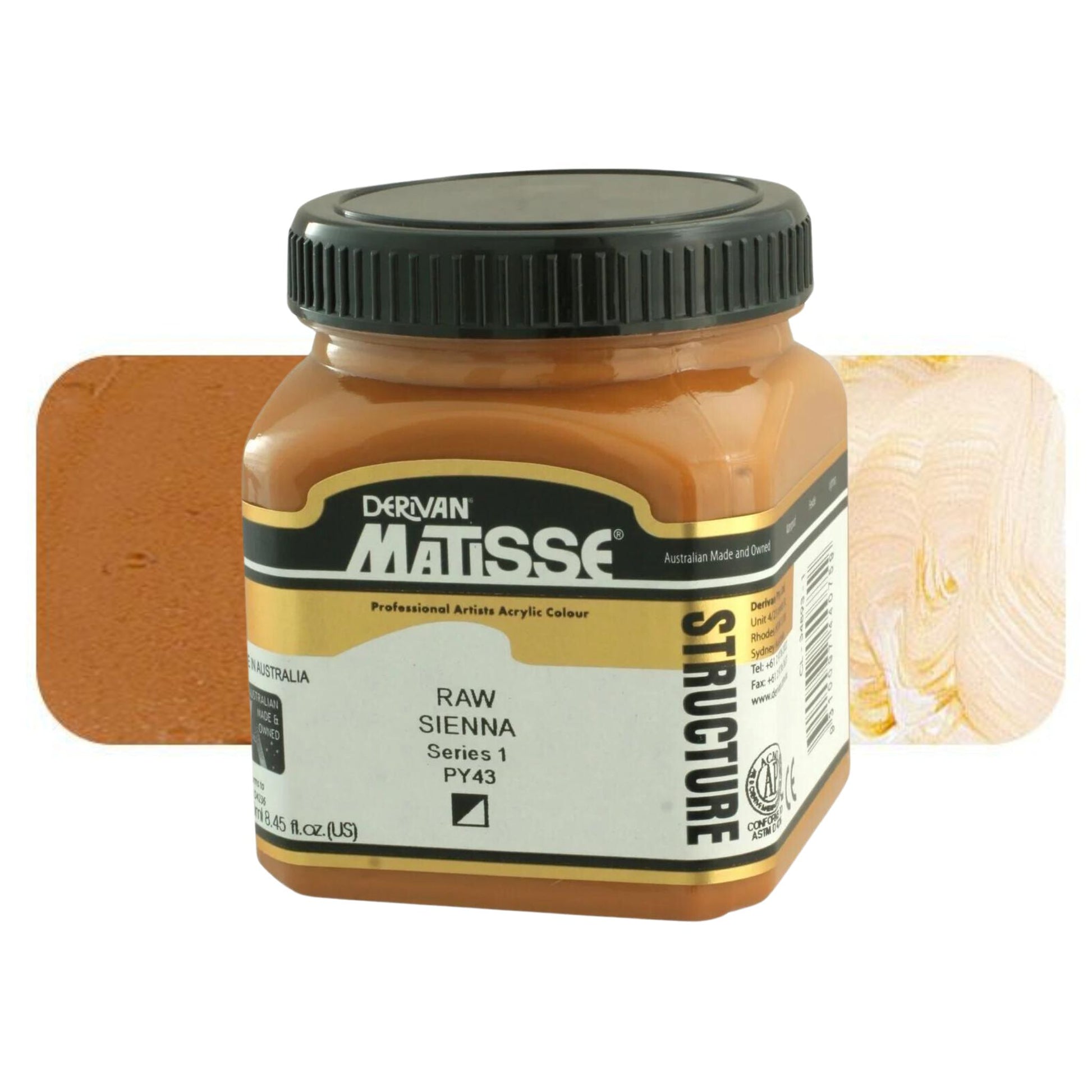 MATISSE STRUCTURE ACRYLIC 250ml S1 Raw Sienna