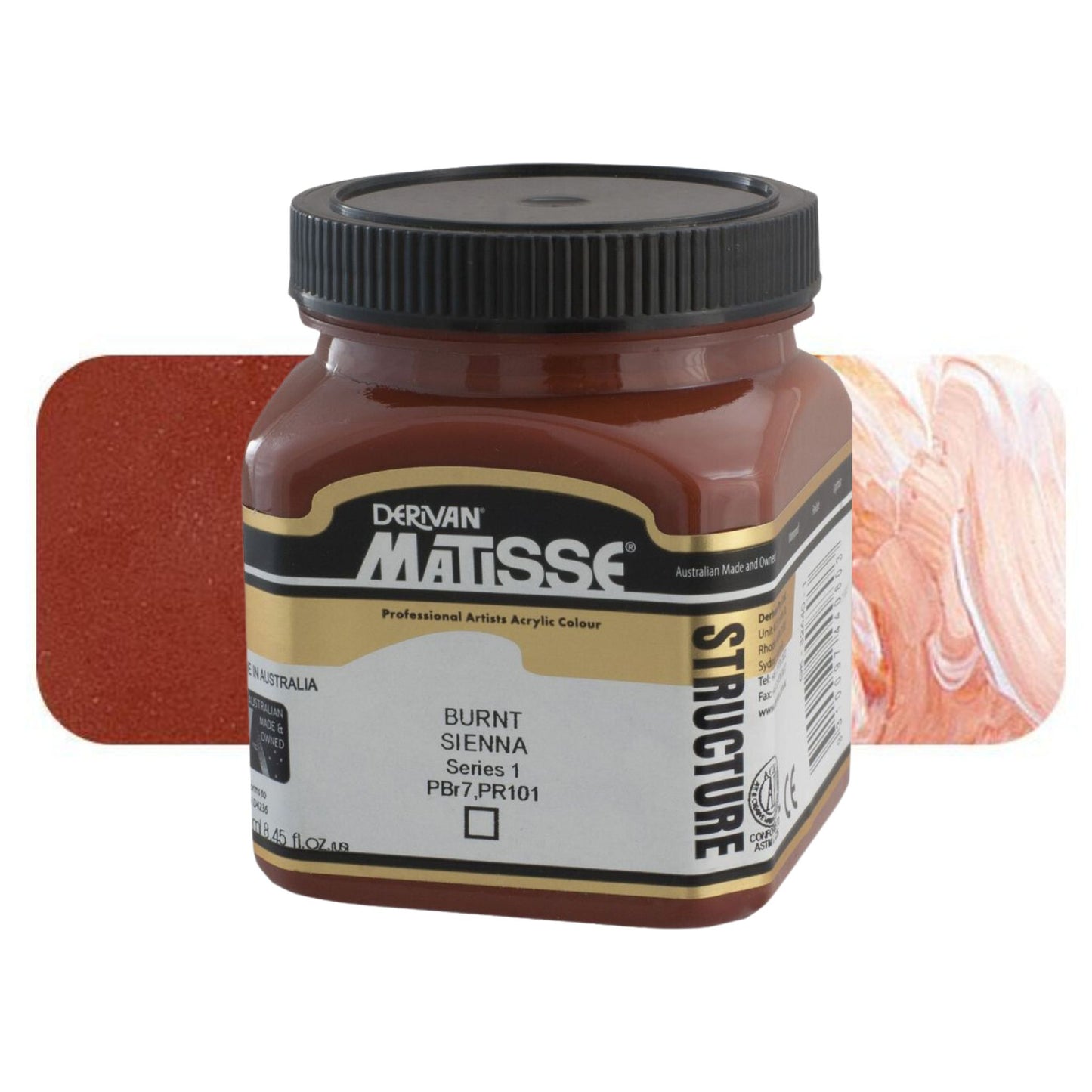 MATISSE STRUCTURE ACRYLIC 250ml S1 Burnt Sienna