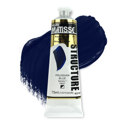 MATISSE STRUCTURE ACRYLIC 75ml S1 PRUSSIAN BLUE