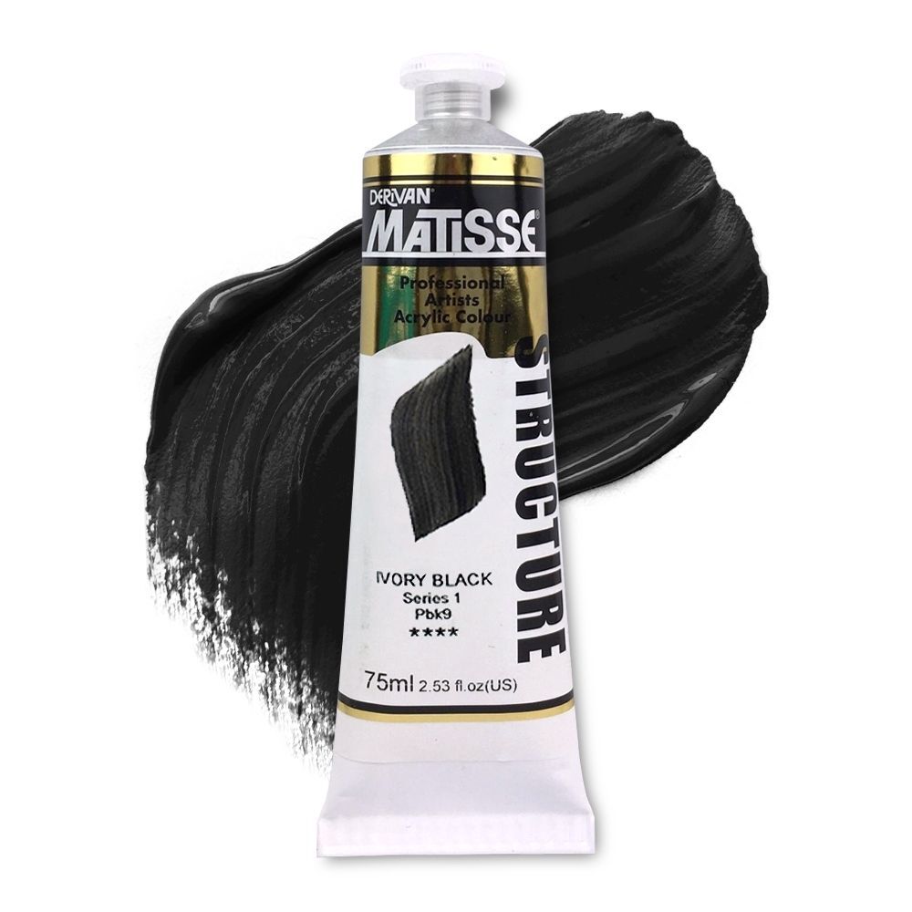 MATISSE STRUCTURE ACRYLIC 75ml S1 Ivory Black