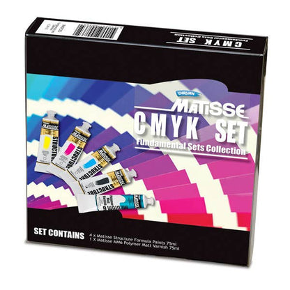 MATISSE STRUCTURE CMYK SET 5 x 75ml