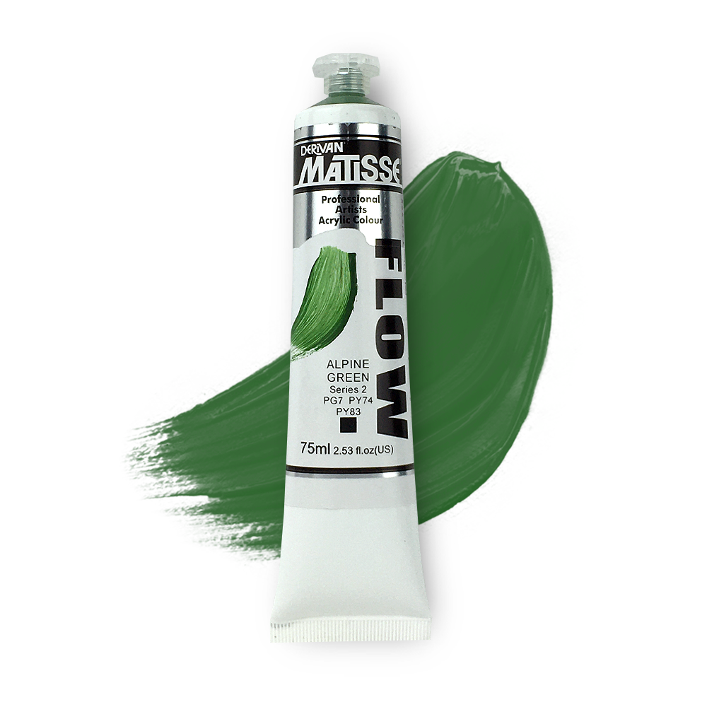 MATISSE FLOW ACRYLIC 75ml S2 ALPINE GREEN