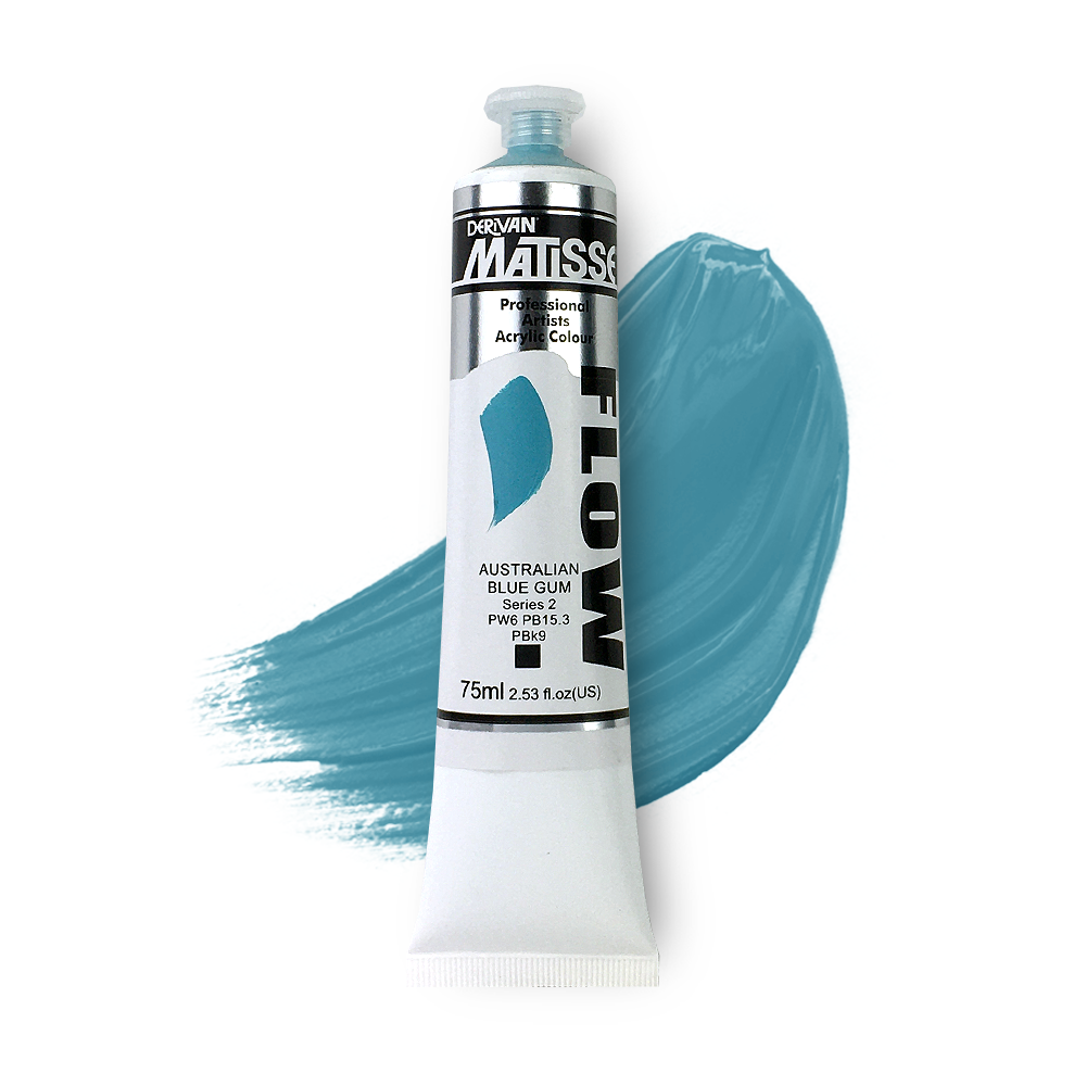 MATISSE FLOW ACRYLIC 75ml S2 AUSTRALIAN BLUE GUM