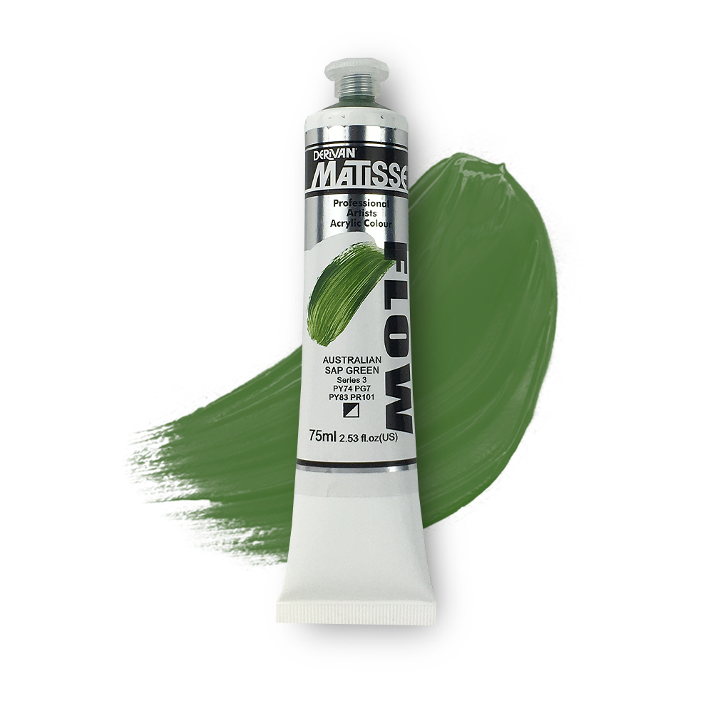 MATISSE FLOW ACRYLIC 75ml S3 AUSTRALIAN SAP GREEN