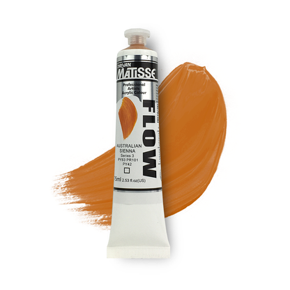 MATISSE FLOW ACRYLIC 75ml S3 AUSTRALIAN SIENNA