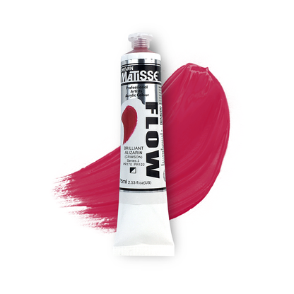 MATISSE FLOW ACRYLIC 75ml S3 BRILLIANT ALIZARIN - CRIMSON