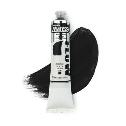 MATISSE FLOW ACRYLIC 75ml S1 Carbon Black