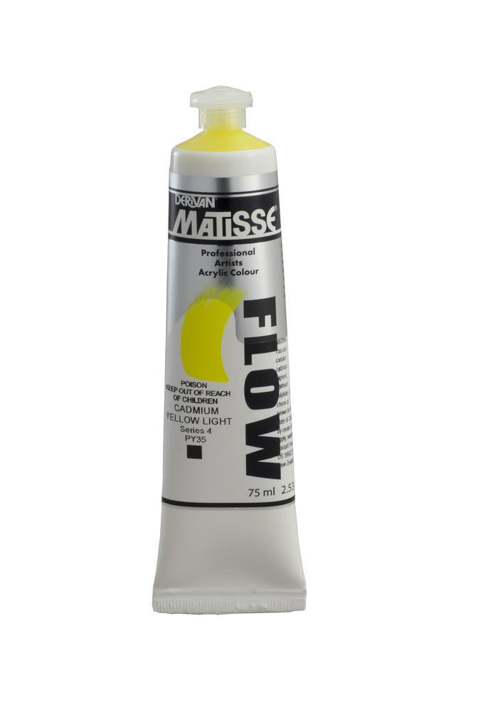 MATISSE FLOW ACRYLIC 75ml S4 CADMIUM YELLOW LIGHT