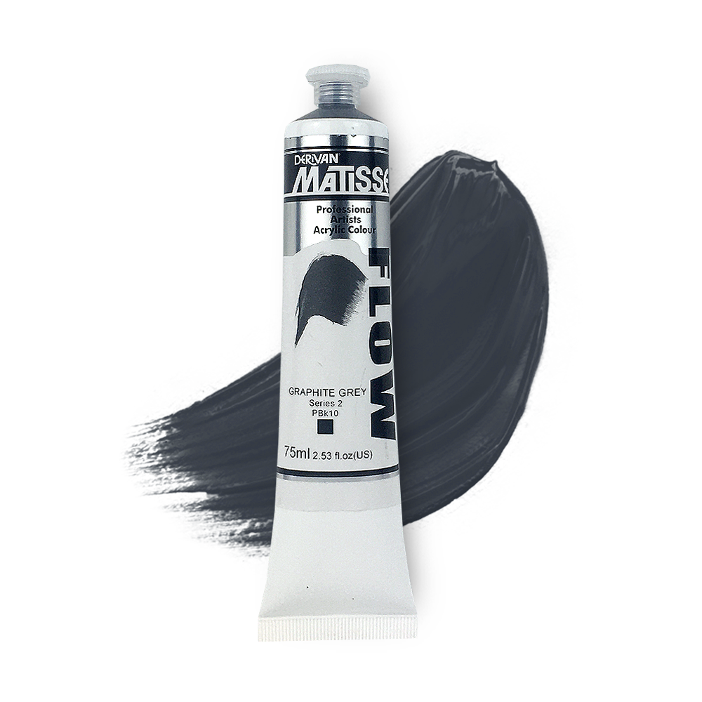 MATISSE FLOW ACRYLIC 75ml S2 GRAPHITE GREY