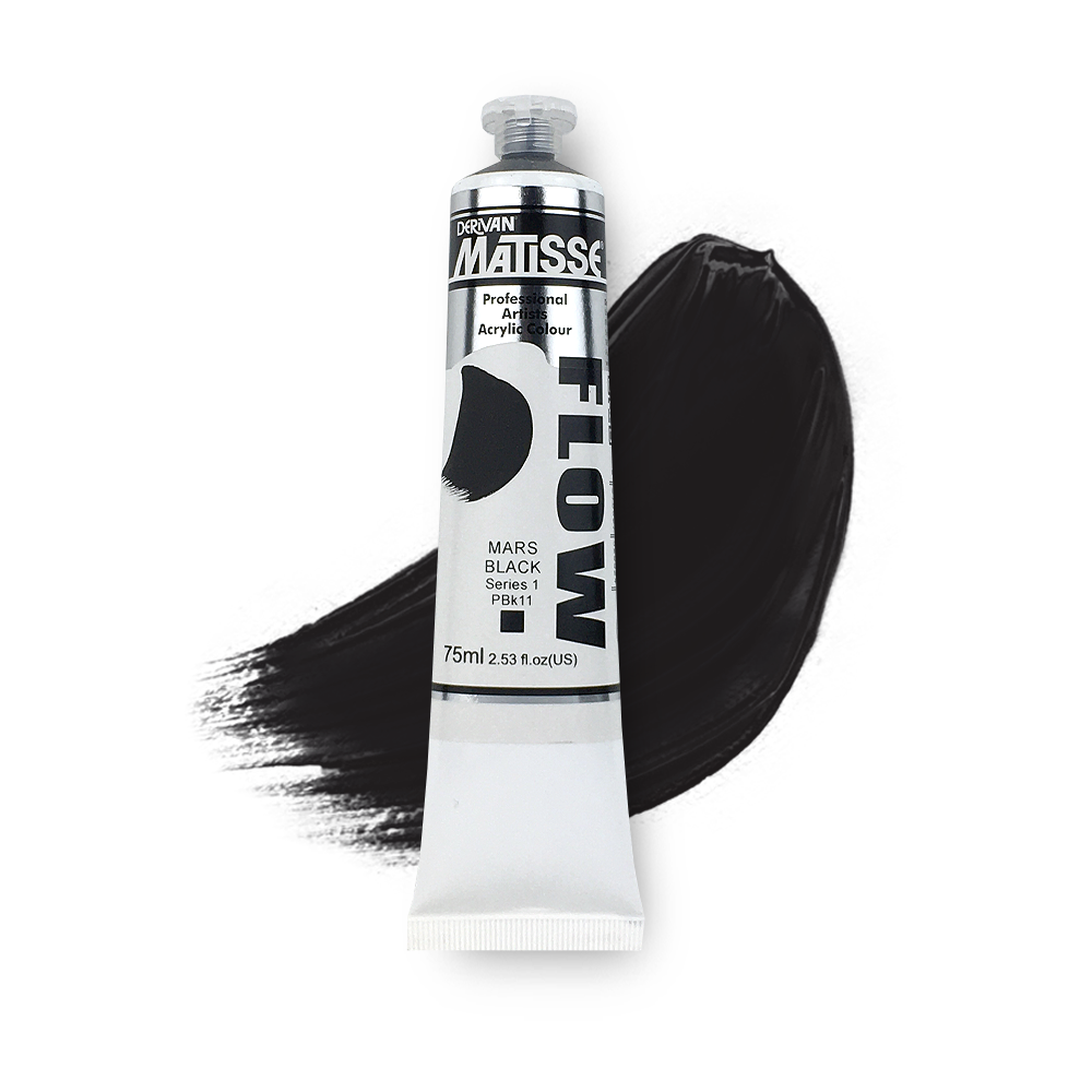 MATISSE FLOW ACRYLIC 75ml S1 Mars Black