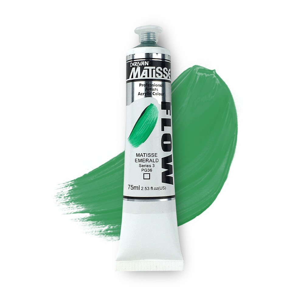 MATISSE FLOW ACRYLIC 75ml S3 Matisse Emerald