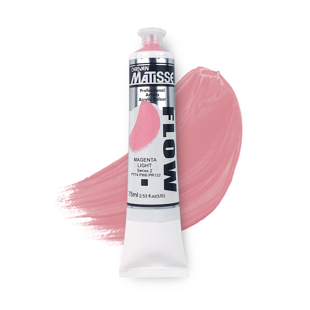 MATISSE FLOW ACRYLIC 75ml S2 MAGENTA LIGHT