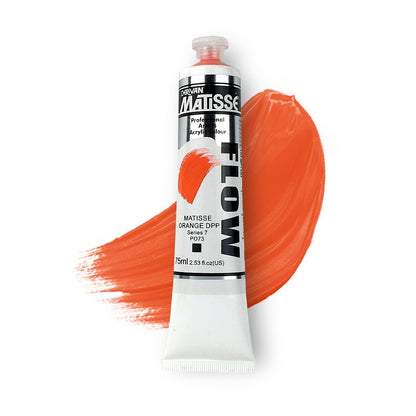 MATISSE FLOW ACRYLIC 75ml S7 MATISSE ORANGE DPP