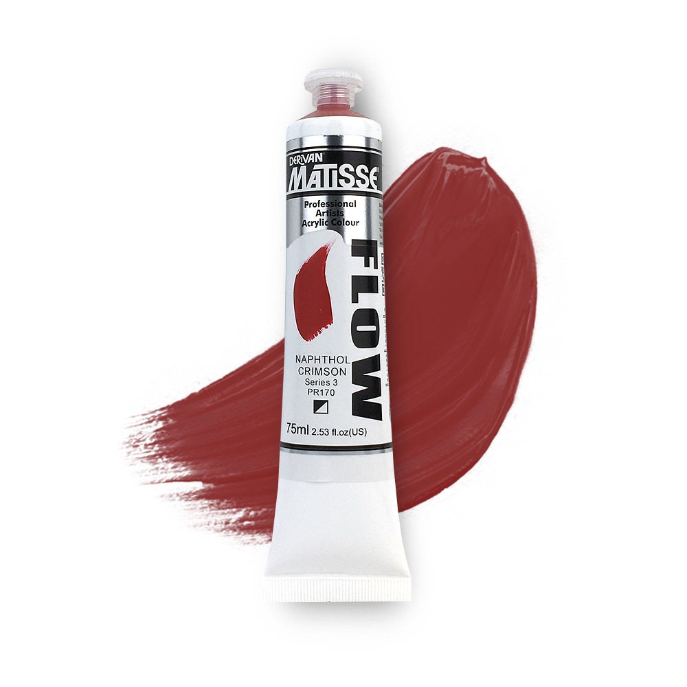 MATISSE FLOW ACRYLIC 75ml S3 Napthol Crimson