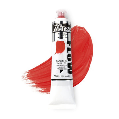 MATISSE FLOW ACRYLIC 75ml S3 NAPTHOL SCARLET