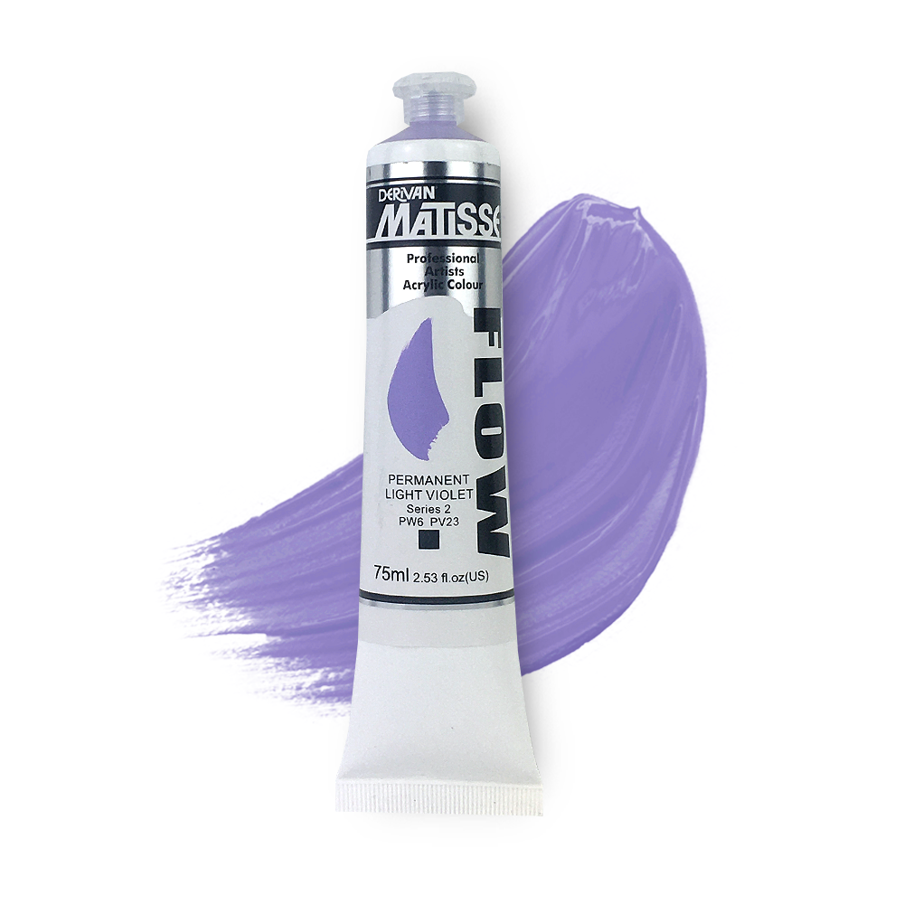 MATISSE FLOW ACRYLIC 75ml S2 PERMANENT LIGHT VIOLET