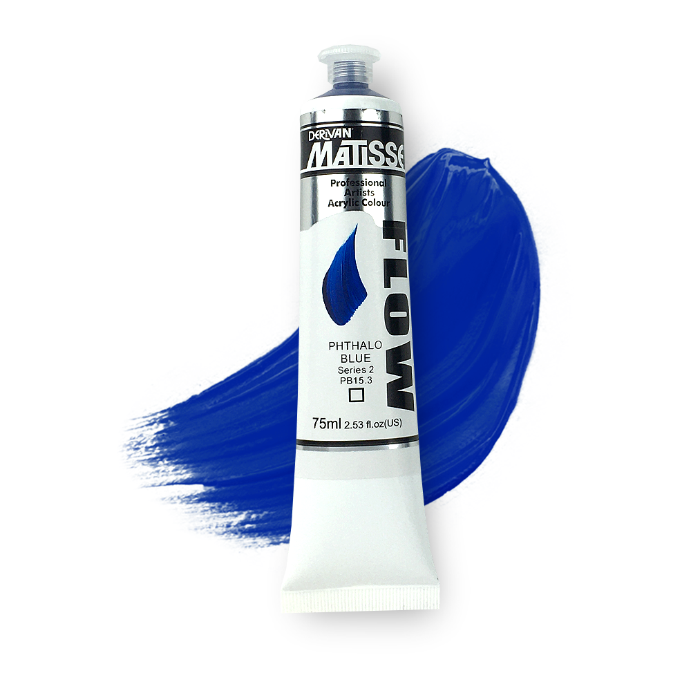 MATISSE FLOW ACRYLIC 75ml S2 PHTHALO BLUE