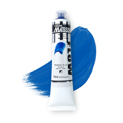 MATISSE FLOW ACRYLIC 75ml S2 PRIMARY BLUE