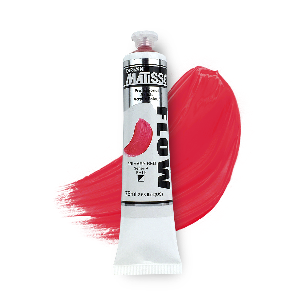 MATISSE FLOW ACRYLIC 75ml S4 PRIMARY RED