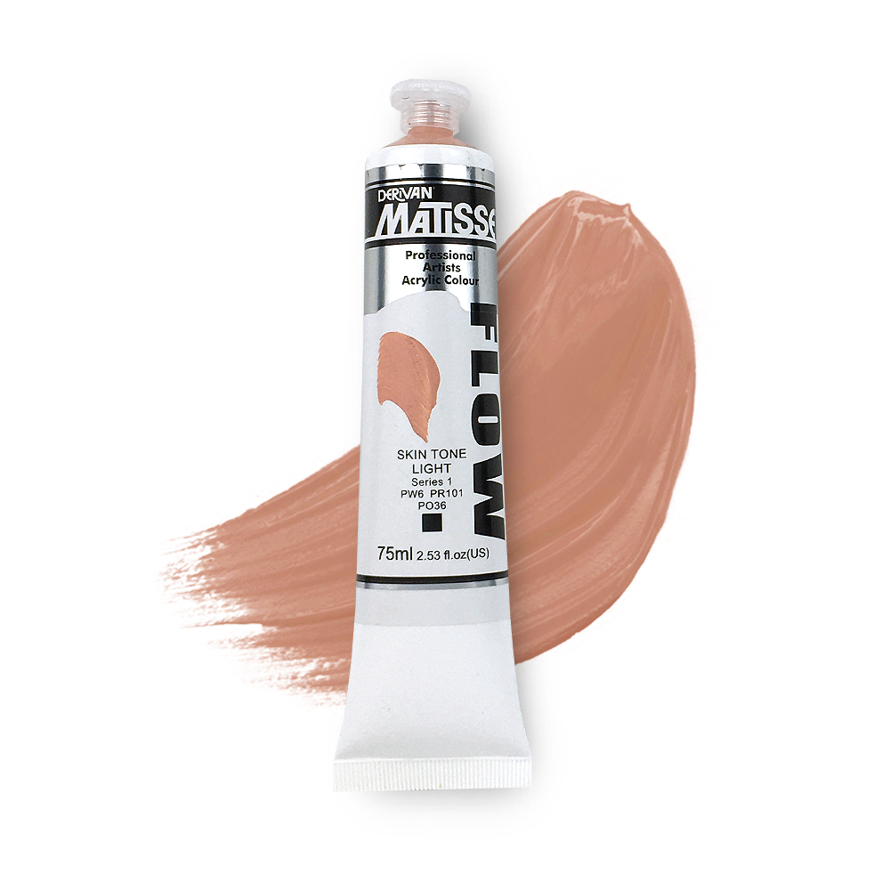 MATISSE FLOW ACRYLIC 75ml S1 SKIN TONE LIGHT