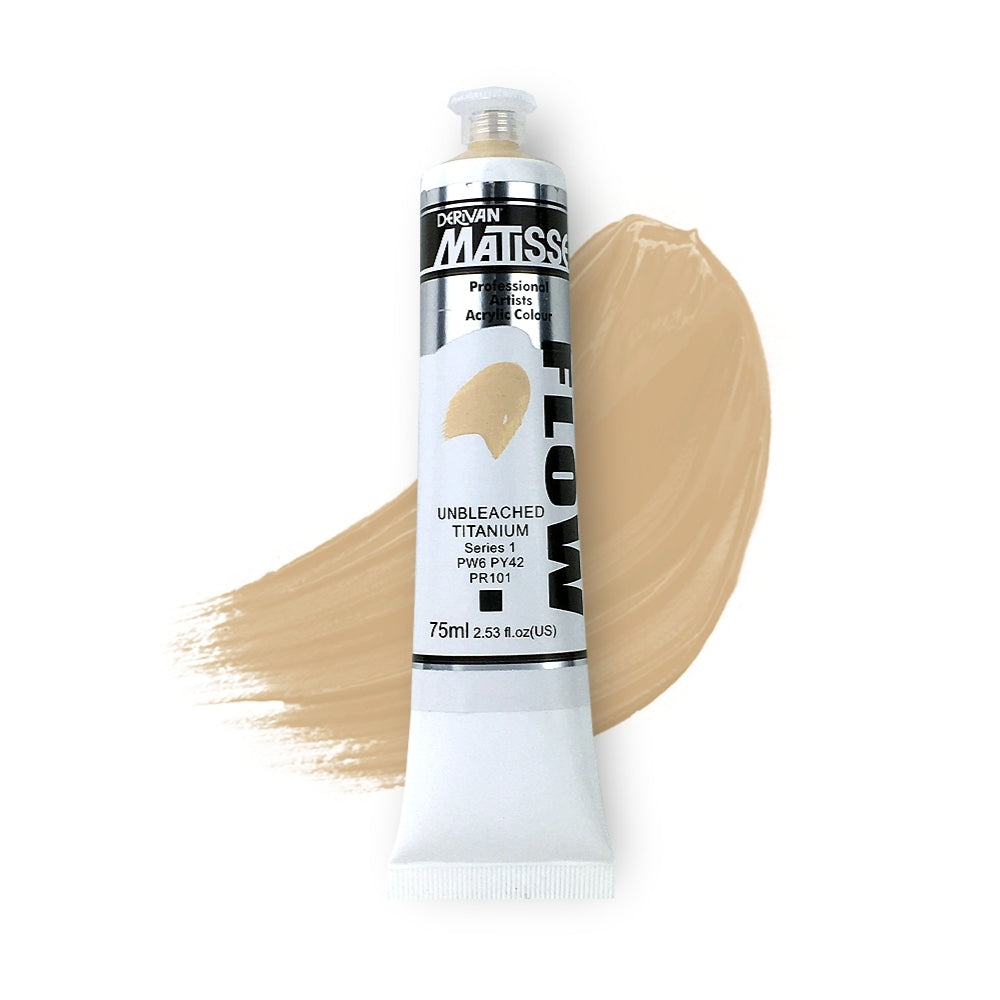 MATISSE FLOW ACRYLIC 75ml S1 Unbleached Titanium